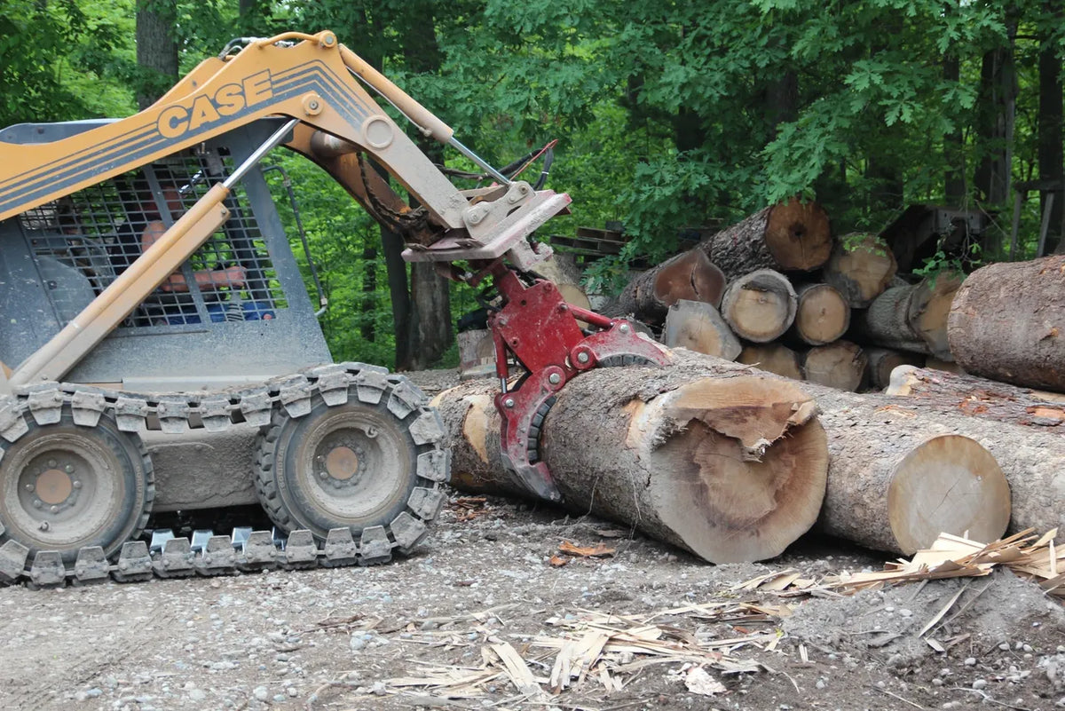 Ez Spot UR Attachment 3 Finger Rock & Tree Hand | Model EZ-0010 | 20–30 GPM | 3–5 Tons | For Skid Steer, Compact Track Loaders, Wheel Loaders, Excavators, Mini Excavators, Telehandlers & Backhoes