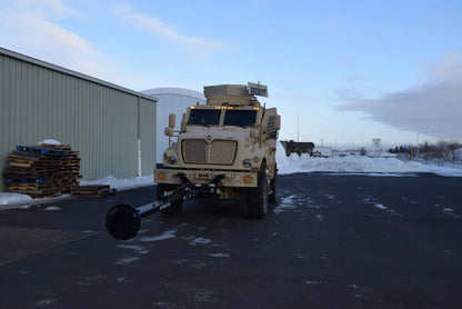 EZ Spot UR Attachment Tactical Equipment Line | Scorpion Penetrator & Bulldog Claw Series | 127° Rotating Base | Lifting Capacity 5,000 lbs | 20–30 GPM | 60–100 HP | For MRAPs, Armored Tactical Vehicles & Skid Steers