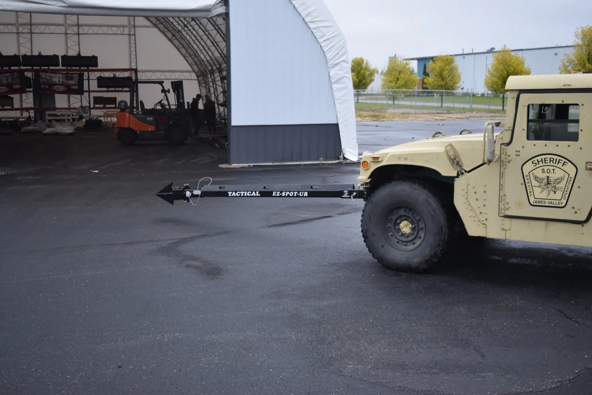 EZ Spot UR Attachment Tactical Equipment Line | Scorpion Penetrator & Bulldog Claw Series | 127° Rotating Base | Lifting Capacity 5,000 lbs | 20–30 GPM | 60–100 HP | For MRAPs, Armored Tactical Vehicles & Skid Steers