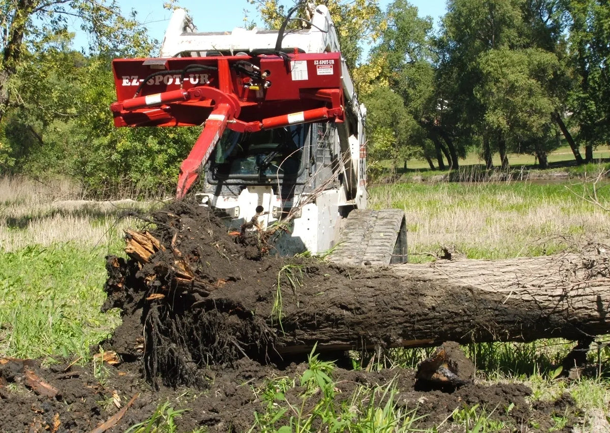 Ez Spot UR Attachment Rock and Root Pick | Model EZ-0012 | Length 48" | 20–30 GPM | 3–5 Ton | For Skid Steer, Compact Track Loaders, Wheel Loaders, Excavators, Mini Excavators, Telehandlers & Backhoes