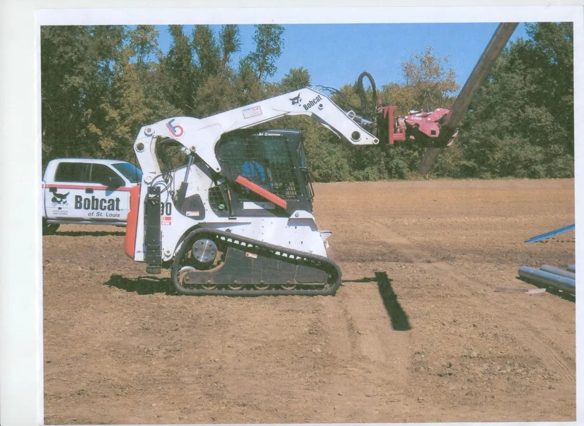 Ez Spot UR Attachment Double Pole Claw | Model EZ-0008 | Jaw Opening 14" | 20–30 GPM | 3–5 Tons | For Skid Steer, Compact Track Loaders, Wheel Loaders, Excavators, Mini Excavators, Telehandlers & Backhoes