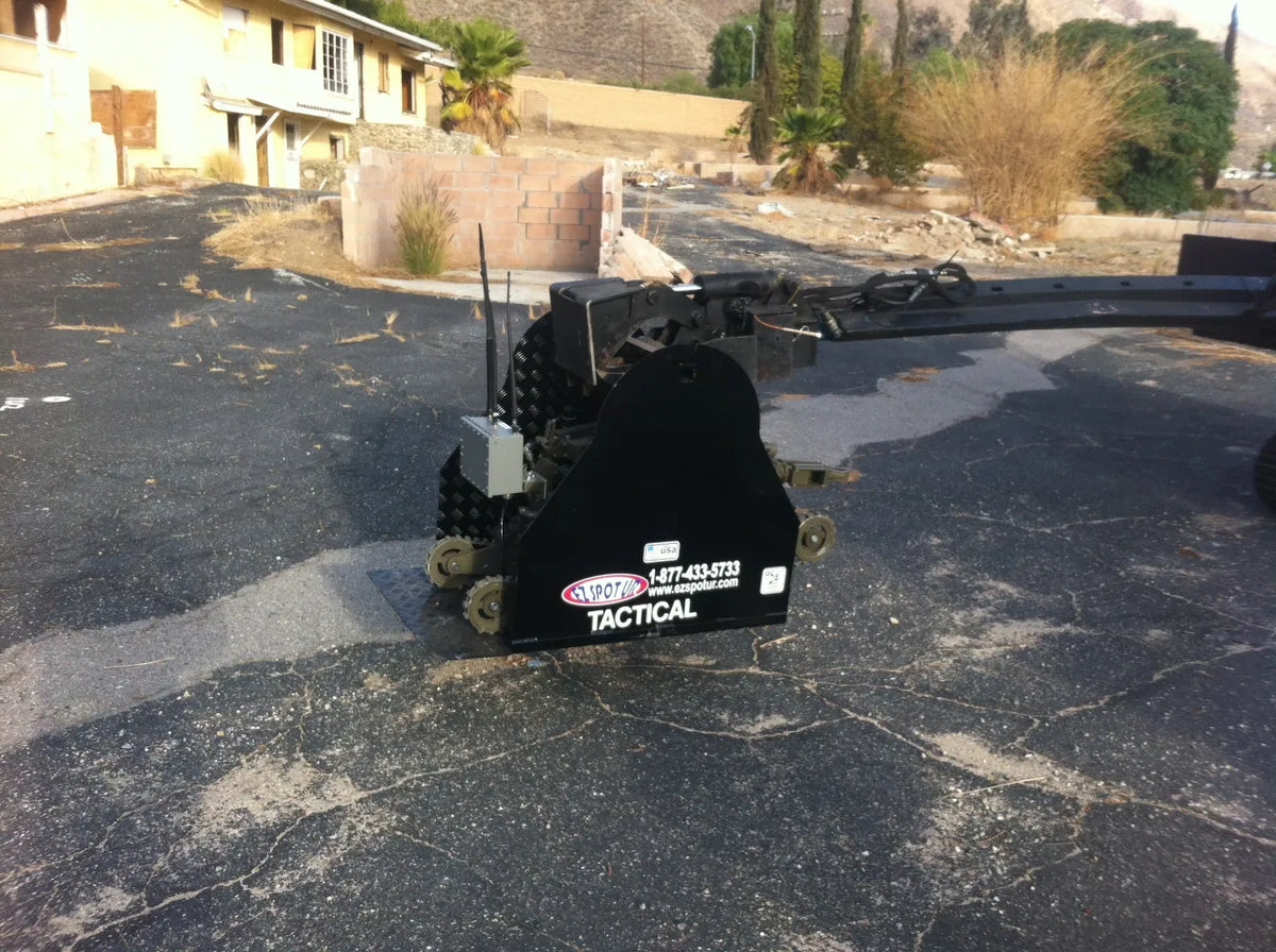 EZ Spot UR Attachment Tactical Equipment Line | Scorpion Penetrator & Bulldog Claw Series | 127° Rotating Base | Lifting Capacity 5,000 lbs | 20–30 GPM | 60–100 HP | For MRAPs, Armored Tactical Vehicles & Skid Steers
