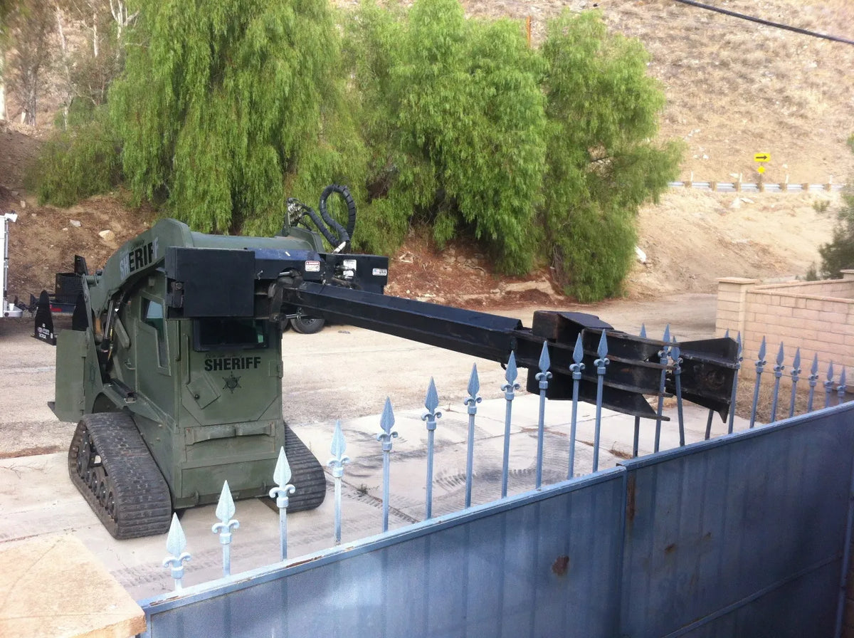 EZ Spot UR Attachment Tactical Equipment Line | Scorpion Penetrator & Bulldog Claw Series | 127° Rotating Base | Lifting Capacity 5,000 lbs | 20–30 GPM | 60–100 HP | For MRAPs, Armored Tactical Vehicles & Skid Steers