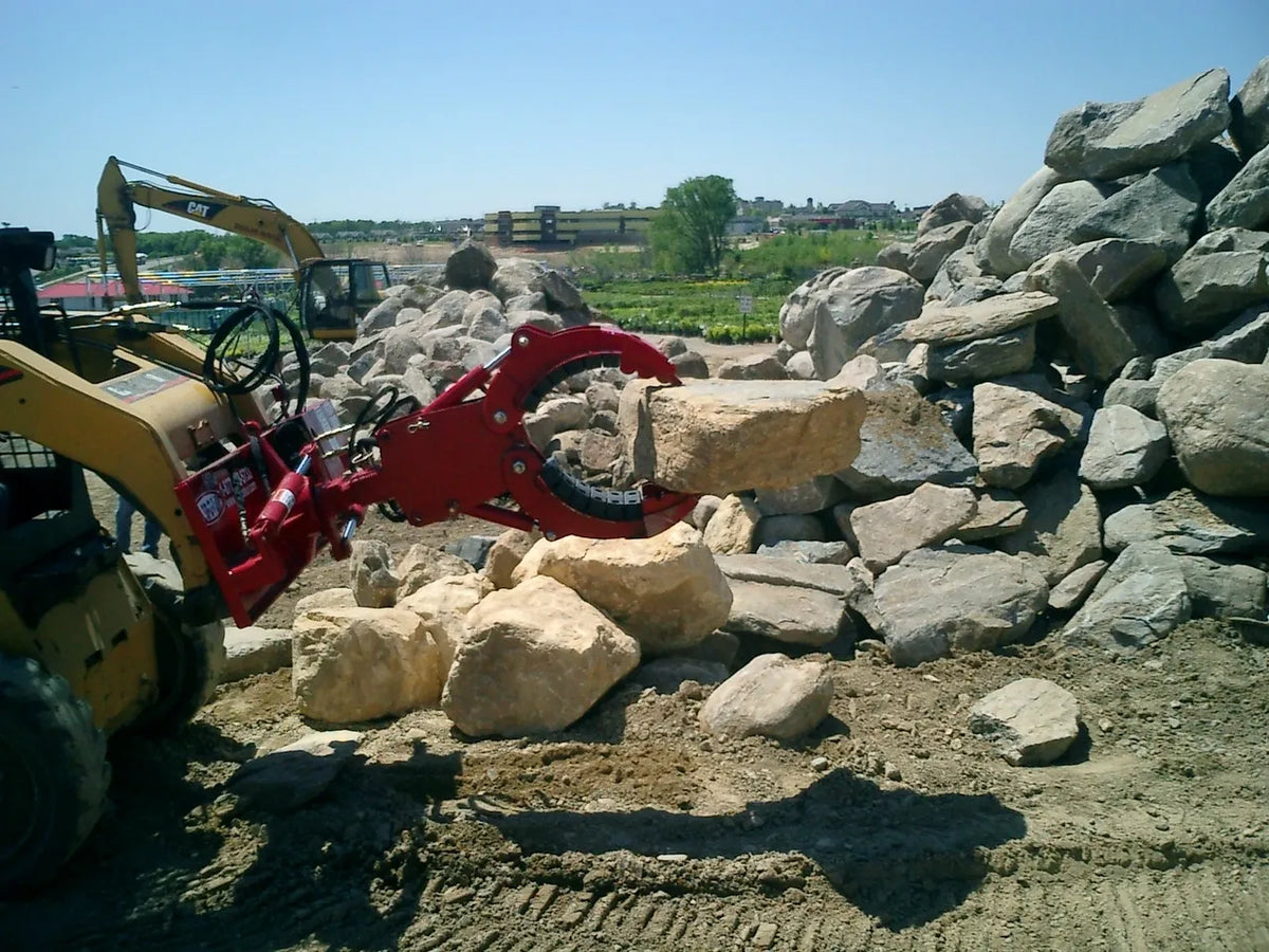 Ez Spot UR Attachment 3 Finger Rock & Tree Hand | Model EZ-0010 | 20–30 GPM | 3–5 Tons | For Skid Steer, Compact Track Loaders, Wheel Loaders, Excavators, Mini Excavators, Telehandlers & Backhoes