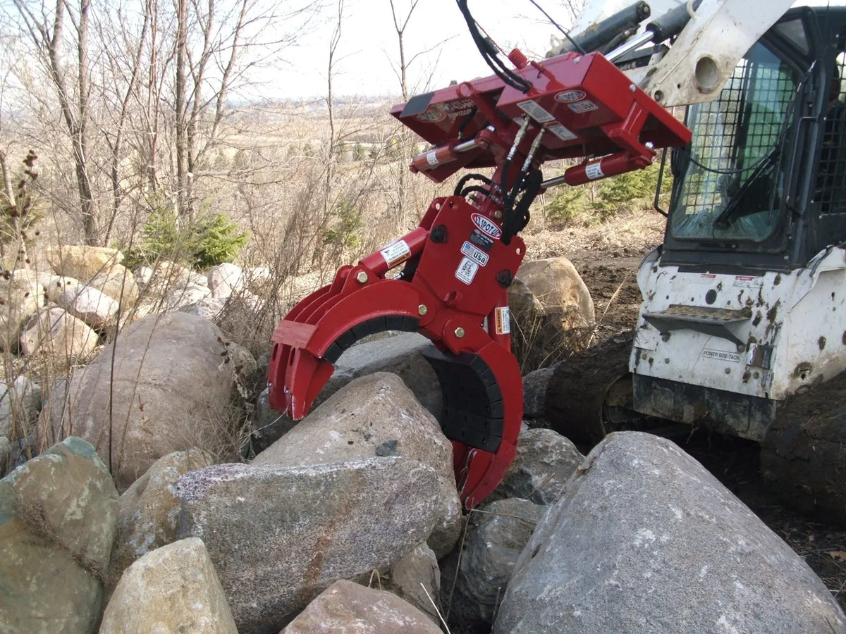 Ez Spot Ur Attachment 5 Finger Rock & Tree Hand | Model EZ-2010 | 42" Opening | 20–30 GPM | 3–5 Ton | For Skid Steer, Compact Track Loaders, Wheel Loaders, Excavators, Mini Excavators, Telehandlers & Backhoes