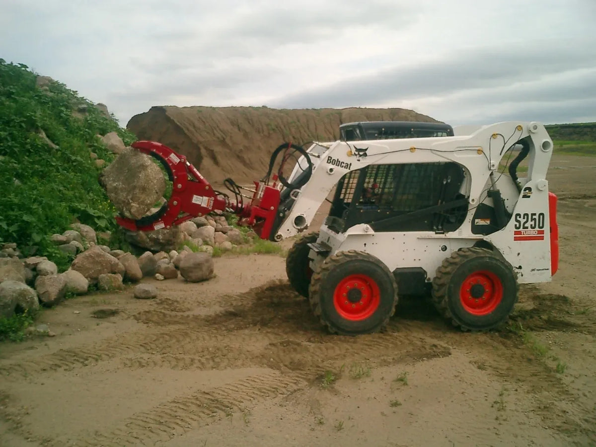 Ez Spot UR Attachment 3 Finger Rock & Tree Hand | Model EZ-0010 | 20–30 GPM | 3–5 Tons | For Skid Steer, Compact Track Loaders, Wheel Loaders, Excavators, Mini Excavators, Telehandlers & Backhoes