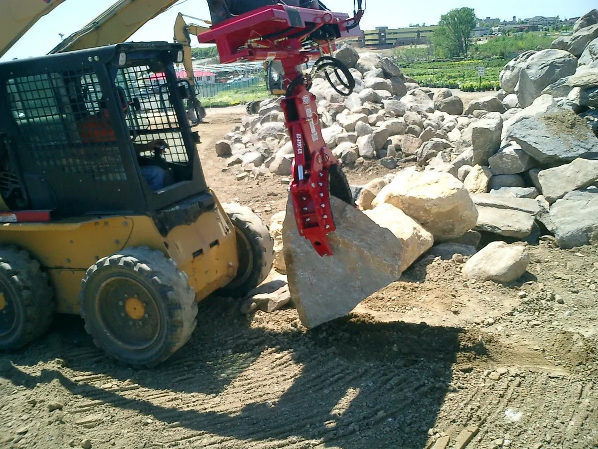 Ez Spot UR Attachment 3 Finger Rock & Tree Hand | Model EZ-0010 | 20–30 GPM | 3–5 Tons | For Skid Steer, Compact Track Loaders, Wheel Loaders, Excavators, Mini Excavators, Telehandlers & Backhoes