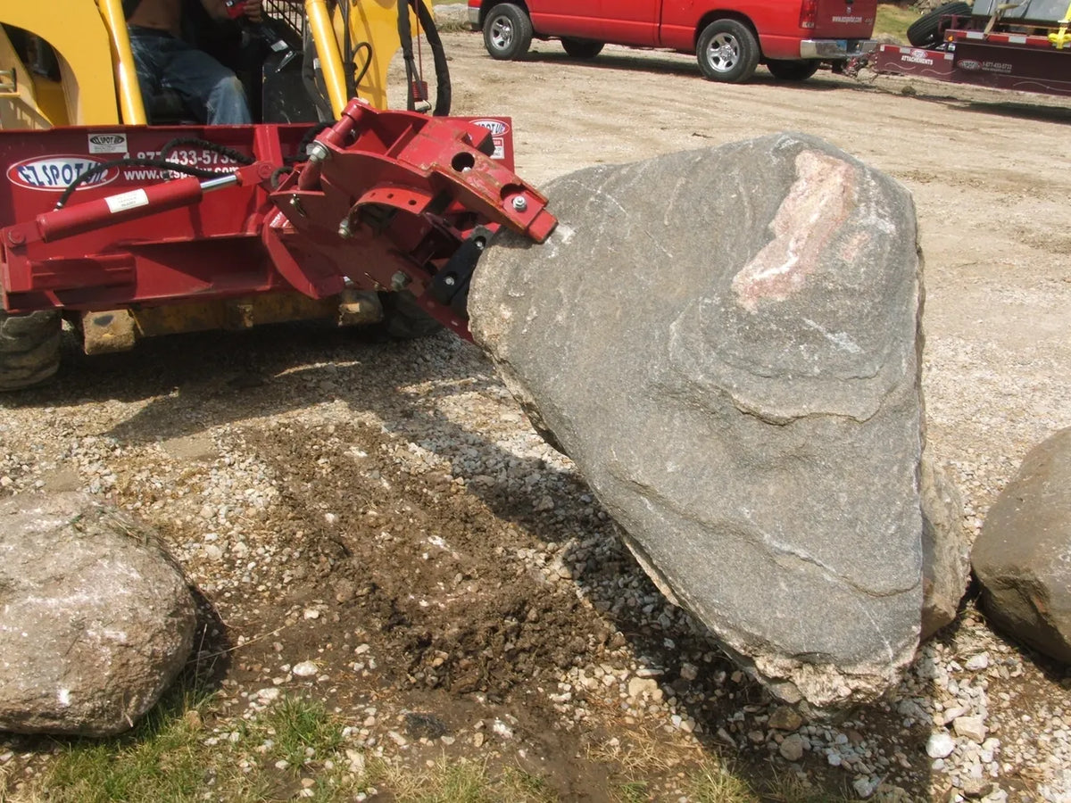 Ez Spot UR Attachment 3 Finger Rock & Tree Hand | Model EZ-0010 | 20–30 GPM | 3–5 Tons | For Skid Steer, Compact Track Loaders, Wheel Loaders, Excavators, Mini Excavators, Telehandlers & Backhoes