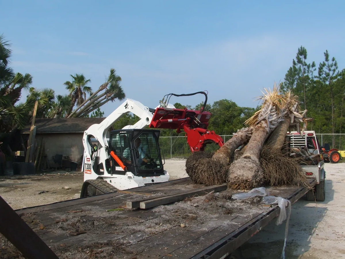 Ez Spot UR Attachment 3 Finger Rock & Tree Hand | Model EZ-0010 | 20–30 GPM | 3–5 Tons | For Skid Steer, Compact Track Loaders, Wheel Loaders, Excavators, Mini Excavators, Telehandlers & Backhoes