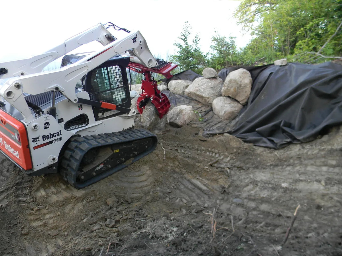 Ez Spot Ur Attachment 5 Finger Rock & Tree Hand | Model EZ-2010 | 42" Opening | 20–30 GPM | 3–5 Ton | For Skid Steer, Compact Track Loaders, Wheel Loaders, Excavators, Mini Excavators, Telehandlers & Backhoes