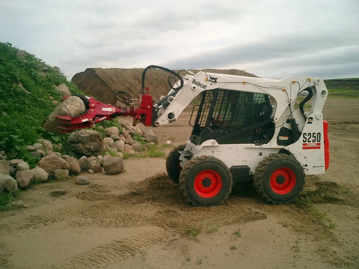 Ez Spot UR Attachment 3 Finger Rock & Tree Hand | Model EZ-0010 | 20–30 GPM | 3–5 Tons | For Skid Steer, Compact Track Loaders, Wheel Loaders, Excavators, Mini Excavators, Telehandlers & Backhoes