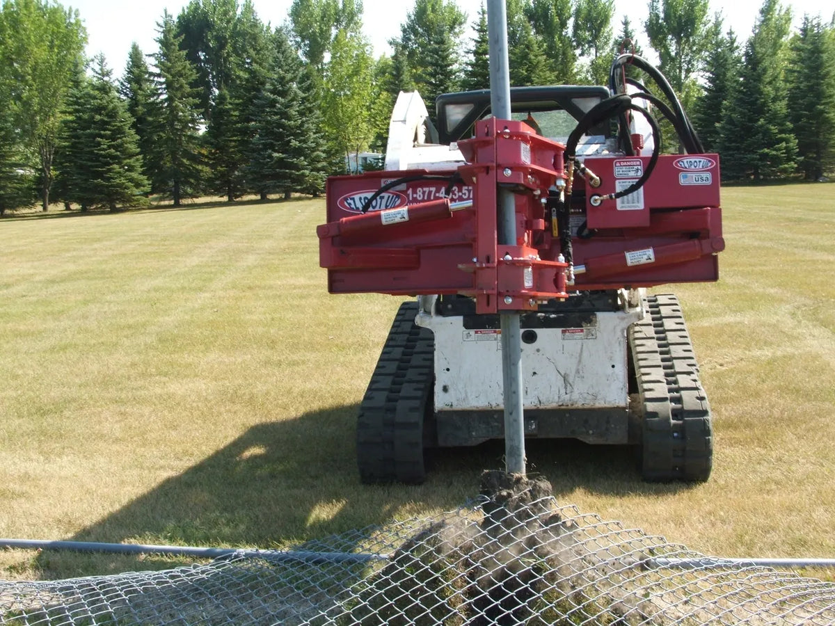 Ez Spot UR Attachment Double Pole Claw | Model EZ-0008 | Jaw Opening 14" | 20–30 GPM | 3–5 Tons | For Skid Steer, Compact Track Loaders, Wheel Loaders, Excavators, Mini Excavators, Telehandlers & Backhoes