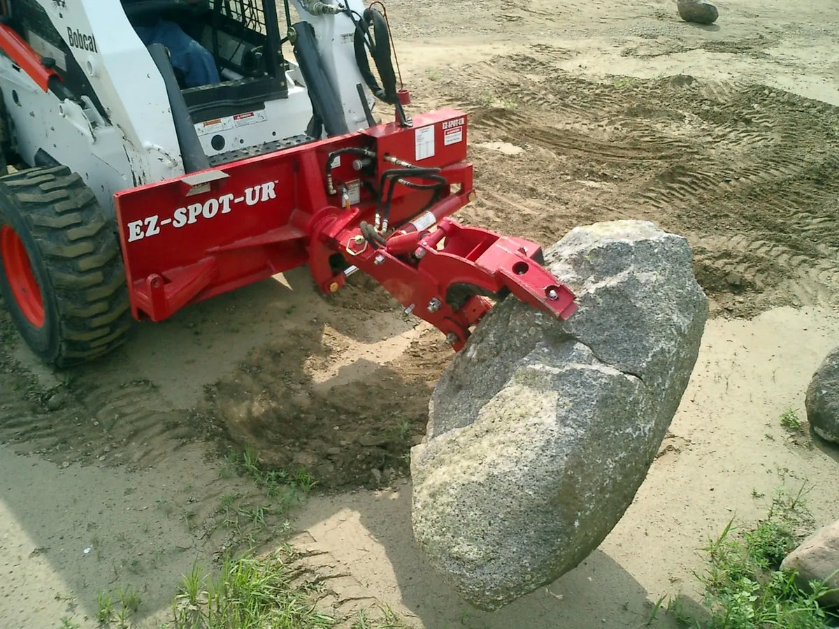 Ez Spot UR Attachment 3 Finger Rock & Tree Hand | Model EZ-0010 | 20–30 GPM | 3–5 Tons | For Skid Steer, Compact Track Loaders, Wheel Loaders, Excavators, Mini Excavators, Telehandlers & Backhoes
