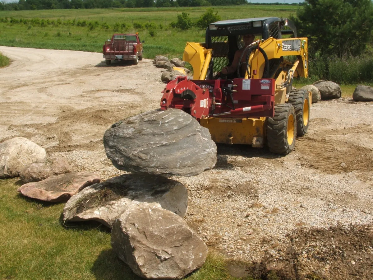 Ez Spot UR Attachment 3 Finger Rock & Tree Hand | Model EZ-0010 | 20–30 GPM | 3–5 Tons | For Skid Steer, Compact Track Loaders, Wheel Loaders, Excavators, Mini Excavators, Telehandlers & Backhoes