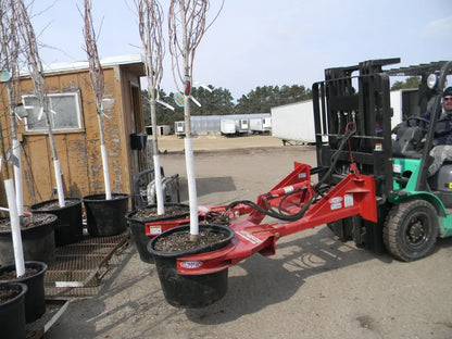 EZ Spot UR Attachment Double Pot Tool | Model EZ-2002 | Jaw Opening 24.5" | 20–30 GPM | For Skid Steer & Forklift