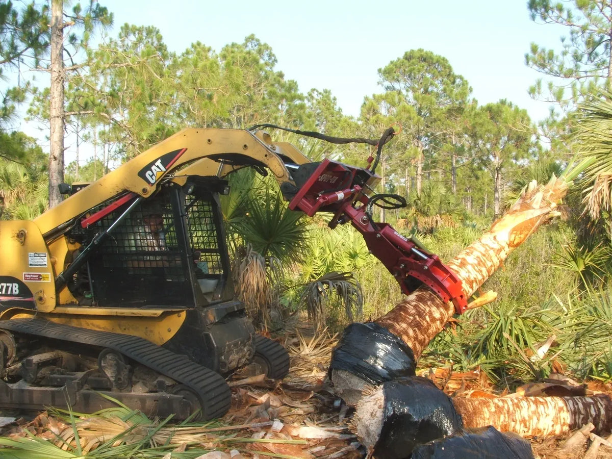 Ez Spot UR Attachment 3 Finger Rock & Tree Hand | Model EZ-0010 | 20–30 GPM | 3–5 Tons | For Skid Steer, Compact Track Loaders, Wheel Loaders, Excavators, Mini Excavators, Telehandlers & Backhoes