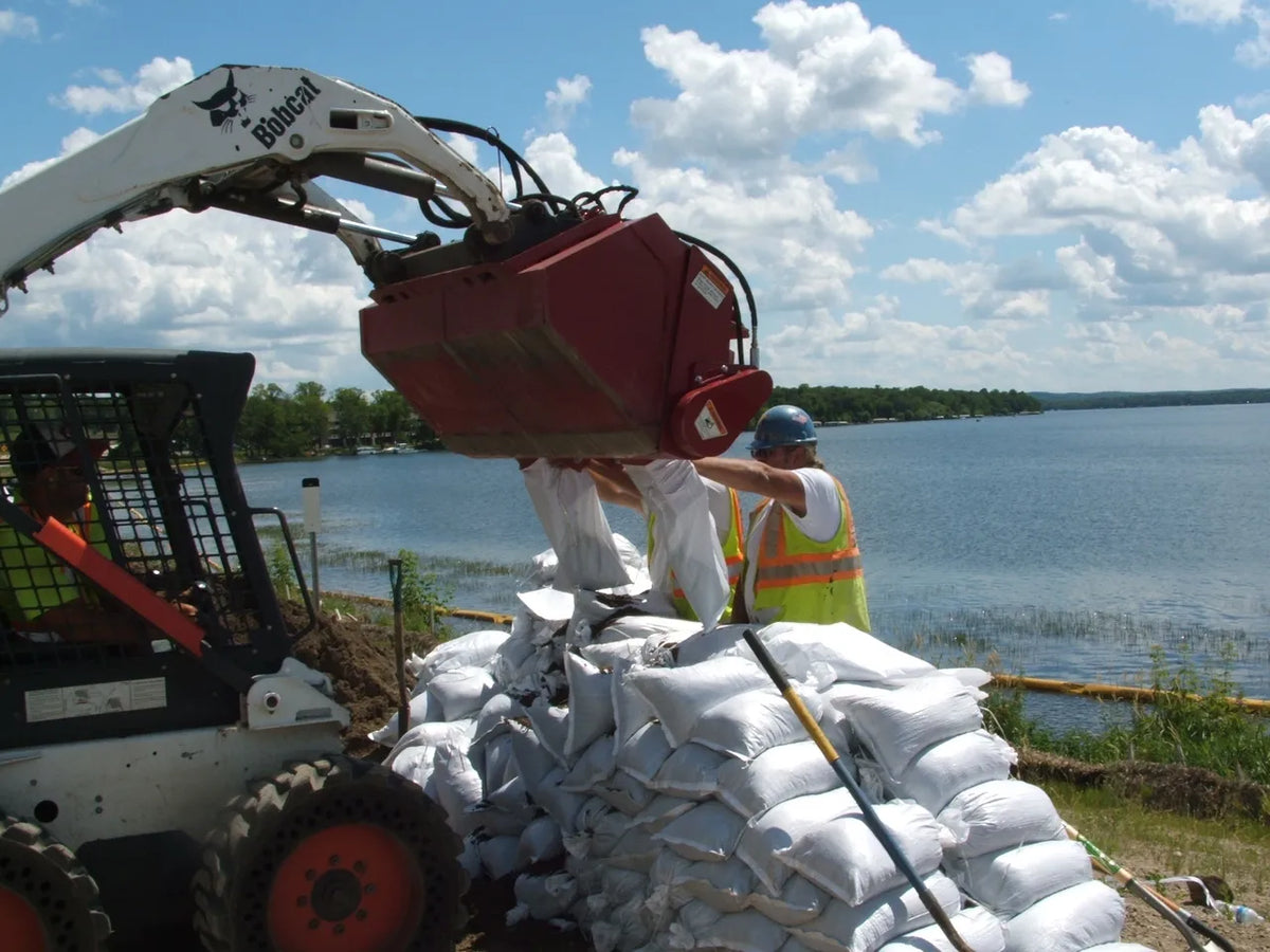 EZ Spot UR Attachment Speed Bagger | Model EZ-0013 | 20–30 GPM | 3–5 Ton | For Skid Steer, Compact Track Loaders, Wheel Loaders, Excavators, Mini Excavators, Telehandlers & Backhoes