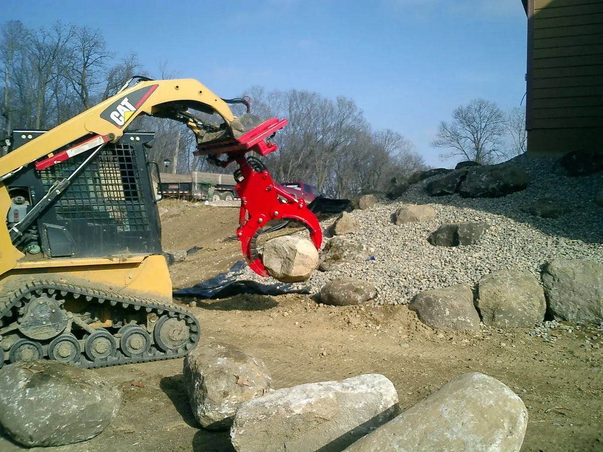 Ez Spot UR Attachment 3 Finger Rock & Tree Hand | Model EZ-0010 | 20–30 GPM | 3–5 Tons | For Skid Steer, Compact Track Loaders, Wheel Loaders, Excavators, Mini Excavators, Telehandlers & Backhoes