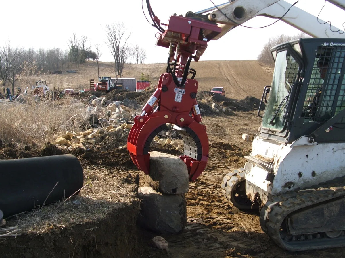 Ez Spot Ur Attachment 5 Finger Rock & Tree Hand | Model EZ-2010 | 42" Opening | 20–30 GPM | 3–5 Ton | For Skid Steer, Compact Track Loaders, Wheel Loaders, Excavators, Mini Excavators, Telehandlers & Backhoes