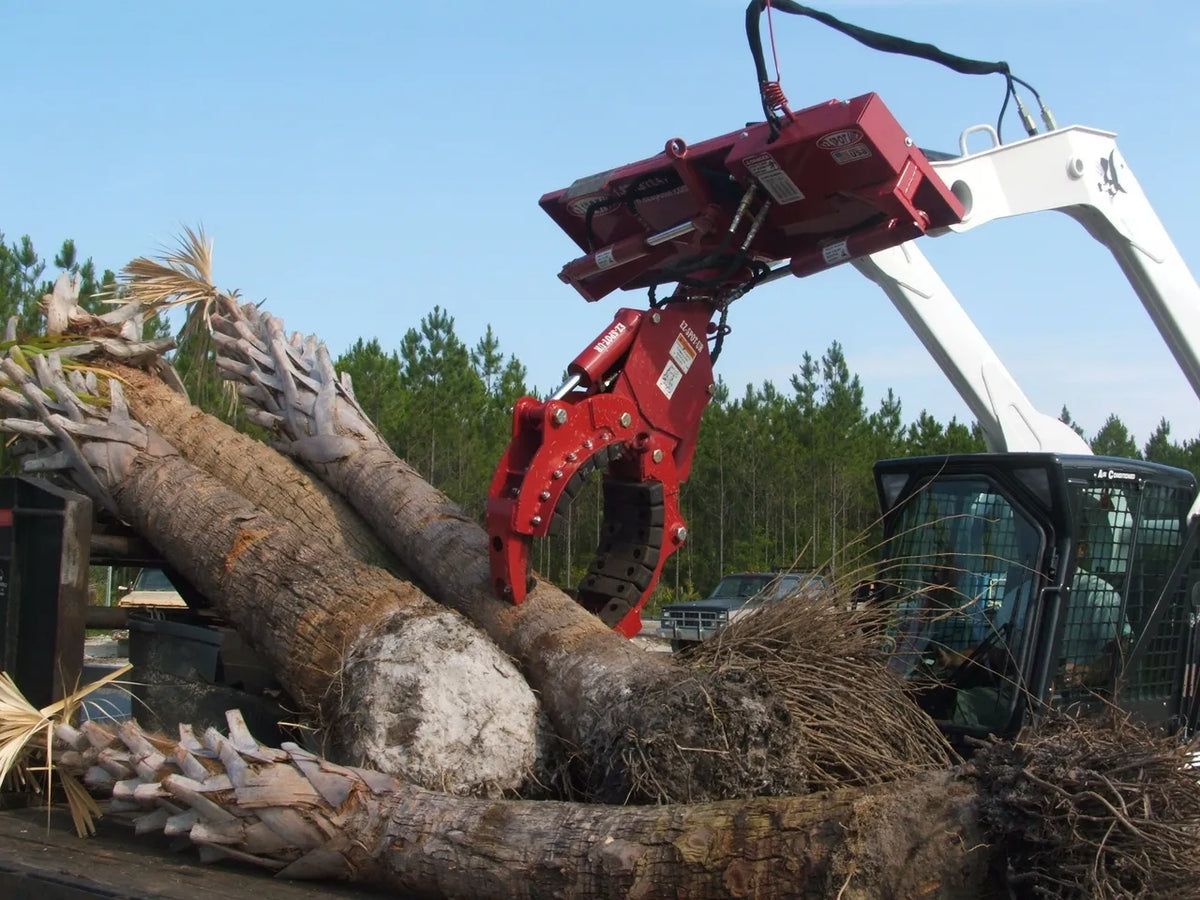 Ez Spot UR Attachment 3 Finger Rock & Tree Hand | Model EZ-0010 | 20–30 GPM | 3–5 Tons | For Skid Steer, Compact Track Loaders, Wheel Loaders, Excavators, Mini Excavators, Telehandlers & Backhoes