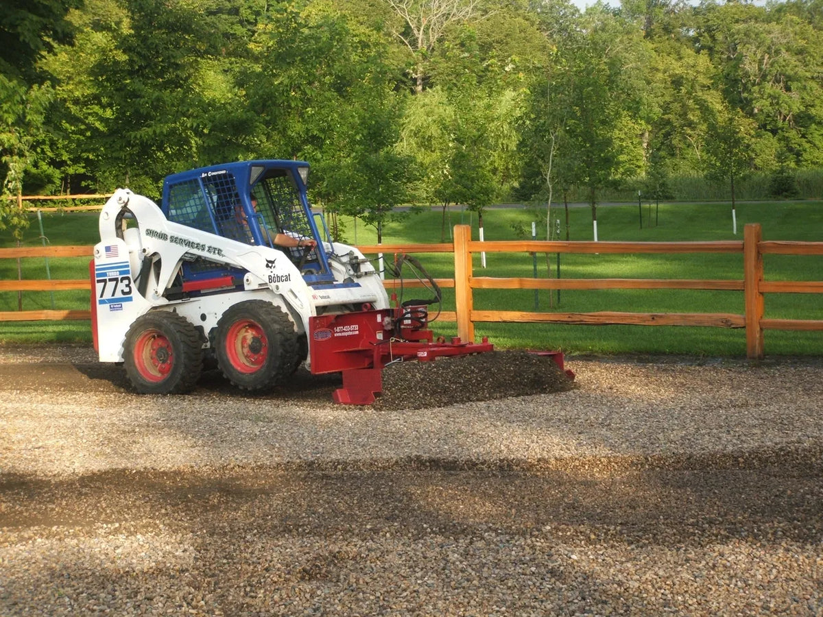 EZ Spot UR Attachment Six Way Grader Blade | Model EZ-0060 | Width 104"–108" | 20–30 GPM | 3–5 Tons | For Skid Steer, Compact Track Loaders, Wheel Loaders, Excavators, Mini Excavators, Telehandlers & Backhoes