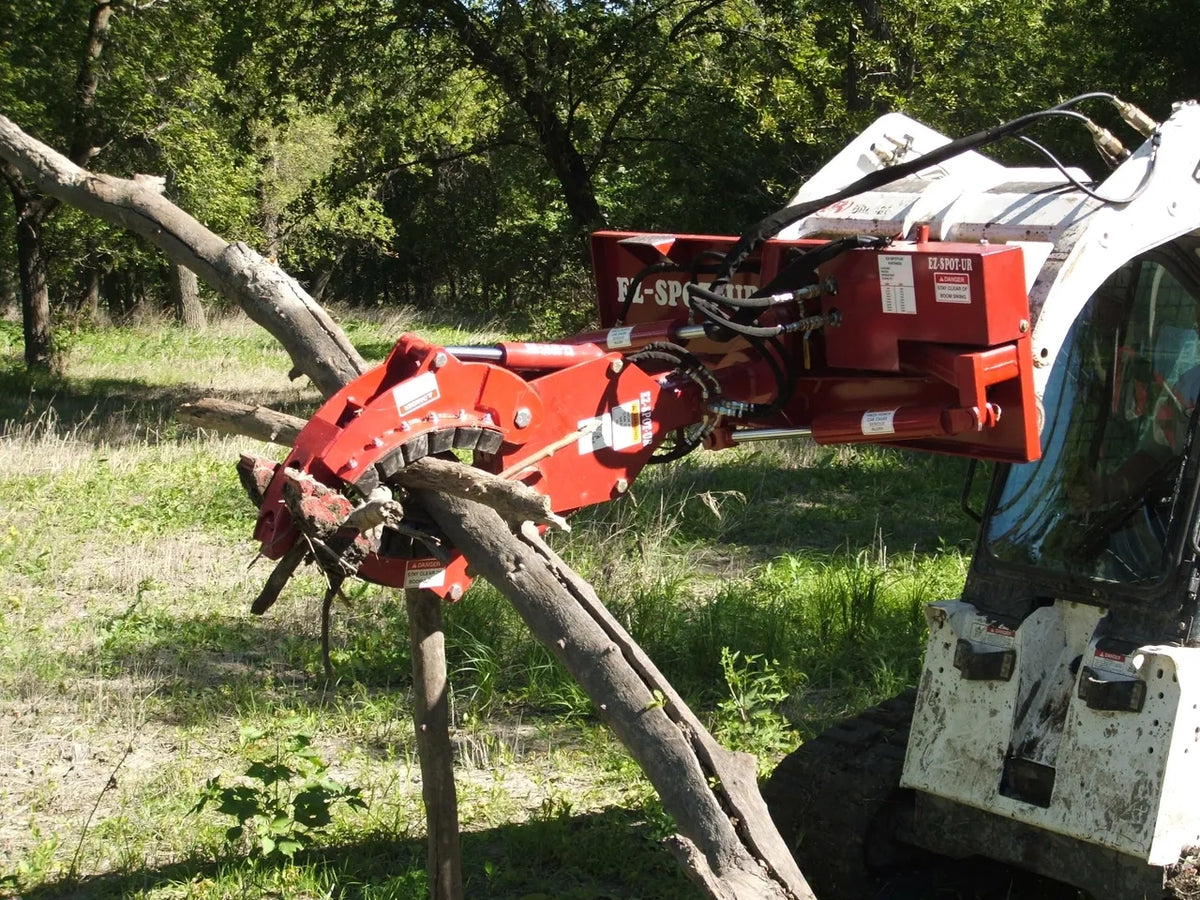 Ez Spot UR Attachment 3 Finger Rock & Tree Hand | Model EZ-0010 | 20–30 GPM | 3–5 Tons | For Skid Steer, Compact Track Loaders, Wheel Loaders, Excavators, Mini Excavators, Telehandlers & Backhoes