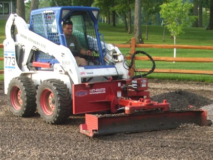 EZ Spot UR Attachment Six Way Grader Blade | Model EZ-0060 | Width 104"–108" | 20–30 GPM | 3–5 Tons | For Skid Steer, Compact Track Loaders, Wheel Loaders, Excavators, Mini Excavators, Telehandlers & Backhoes