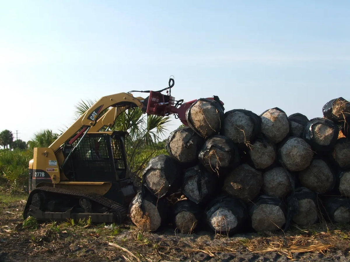 Ez Spot UR Attachment 3 Finger Rock & Tree Hand | Model EZ-0010 | 20–30 GPM | 3–5 Tons | For Skid Steer, Compact Track Loaders, Wheel Loaders, Excavators, Mini Excavators, Telehandlers & Backhoes