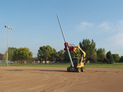Ez Spot Ur Attachment Heavy Duty Pole Setter | Model EZ-HD08 | Jaw Opening 21" | 20–30 GPM | 3–5 Tons | For Skid Steer, Compact Track Loaders, Wheel Loaders, Excavators, Mini Excavators, Telehandlers & Backhoes