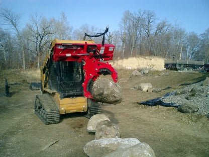 Ez Spot UR Attachment 3 Finger Rock & Tree Hand | Model EZ-0010 | 20–30 GPM | 3–5 Tons | For Skid Steer, Compact Track Loaders, Wheel Loaders, Excavators, Mini Excavators, Telehandlers & Backhoes
