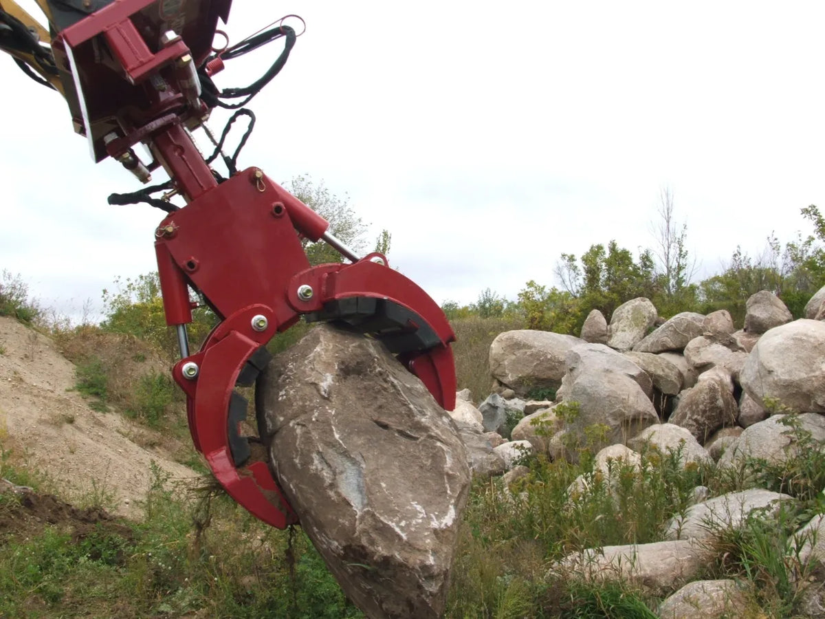 Ez Spot Ur Attachment 5 Finger Rock & Tree Hand | Model EZ-2010 | 42" Opening | 20–30 GPM | 3–5 Ton | For Skid Steer, Compact Track Loaders, Wheel Loaders, Excavators, Mini Excavators, Telehandlers & Backhoes