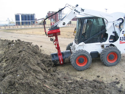 EZ Spot UR Attachment Barrel Handler | Model EZ-0002 | Jaw Opening 21"–39.5" | 20–30 GPM | 3–5 Ton | For Skid Steer, Compact Track Loaders, Wheel Loaders, Excavators, Mini Excavators, Telehandlers & Backhoes