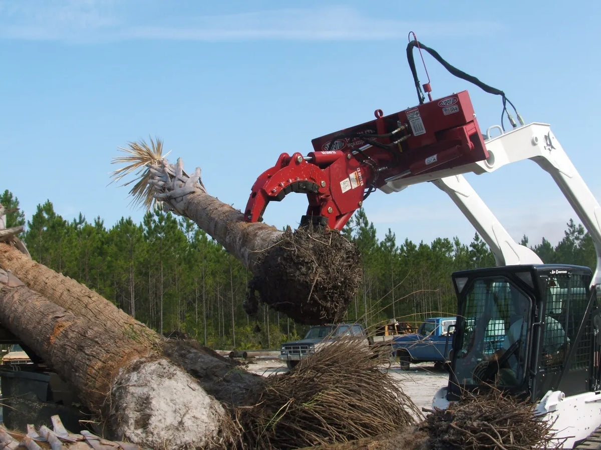 Ez Spot UR Attachment 3 Finger Rock & Tree Hand | Model EZ-0010 | 20–30 GPM | 3–5 Tons | For Skid Steer, Compact Track Loaders, Wheel Loaders, Excavators, Mini Excavators, Telehandlers & Backhoes