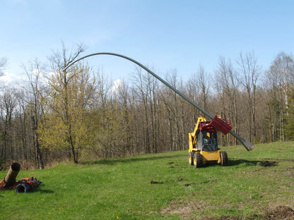 Ez Spot Ur Attachment Heavy Duty Pole Setter | Model EZ-HD08 | Jaw Opening 21" | 20–30 GPM | 3–5 Tons | For Skid Steer, Compact Track Loaders, Wheel Loaders, Excavators, Mini Excavators, Telehandlers & Backhoes