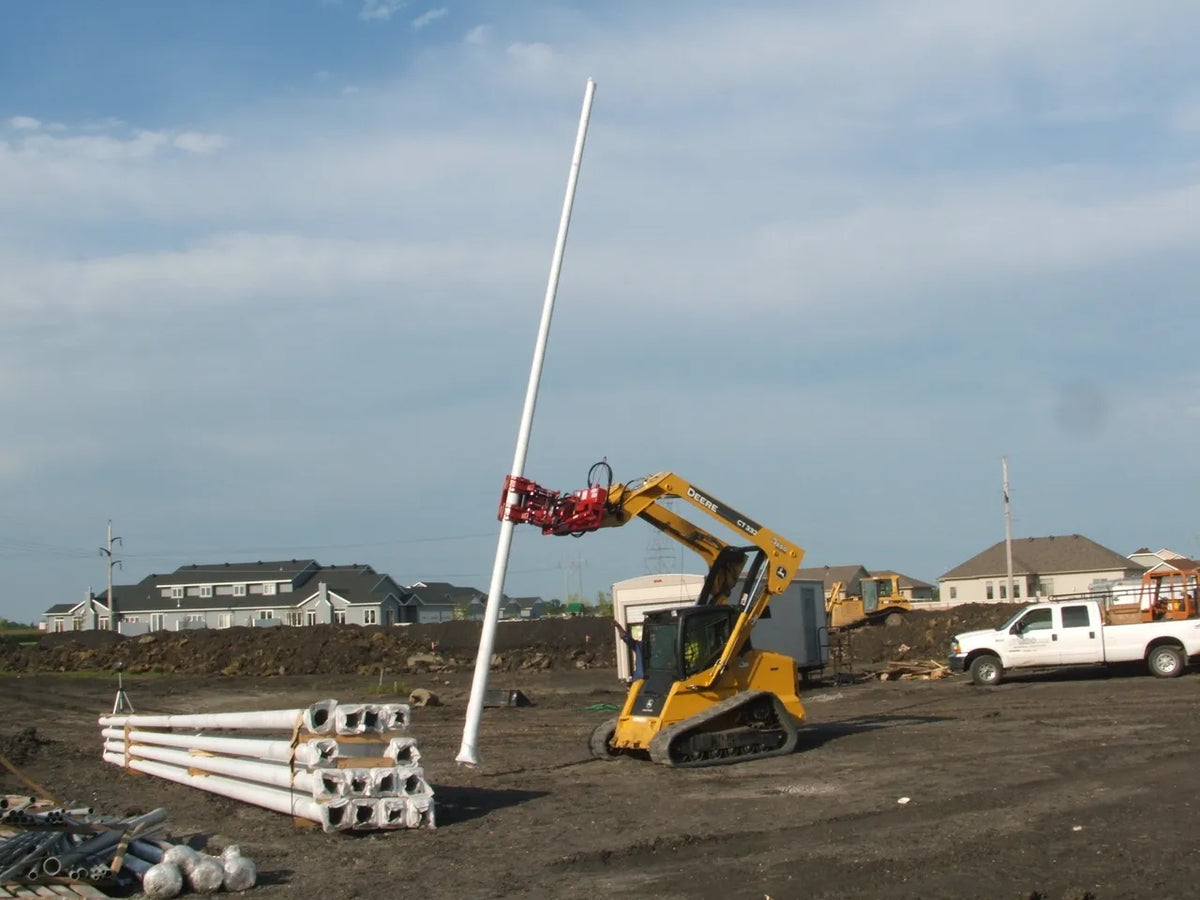 Ez Spot UR Attachment Double Pole Claw | Model EZ-0008 | Jaw Opening 14" | 20–30 GPM | 3–5 Tons | For Skid Steer, Compact Track Loaders, Wheel Loaders, Excavators, Mini Excavators, Telehandlers & Backhoes