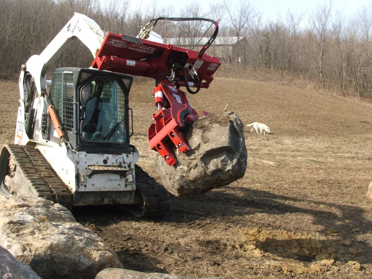 Ez Spot Ur Attachment 5 Finger Rock & Tree Hand | Model EZ-2010 | 42" Opening | 20–30 GPM | 3–5 Ton | For Skid Steer, Compact Track Loaders, Wheel Loaders, Excavators, Mini Excavators, Telehandlers & Backhoes
