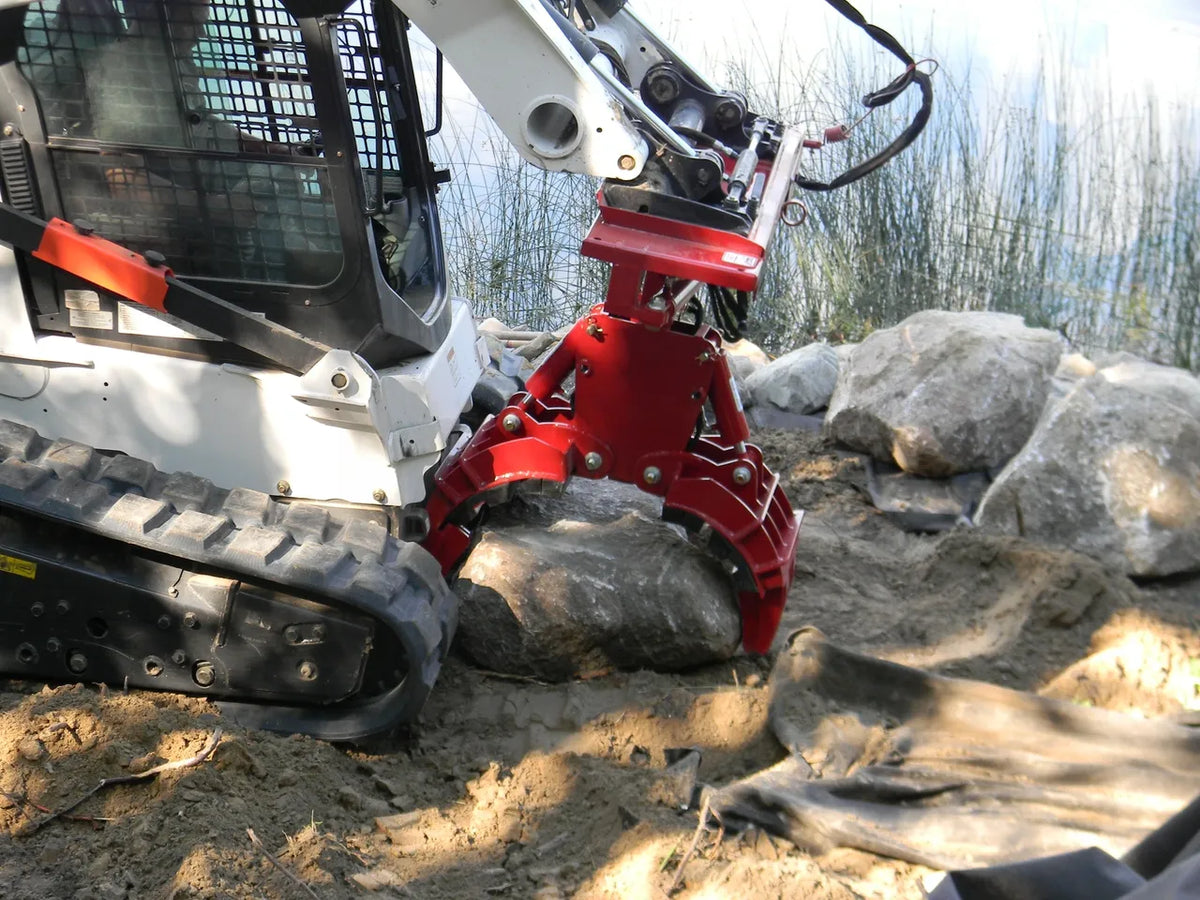 Ez Spot Ur Attachment 5 Finger Rock & Tree Hand | Model EZ-2010 | 42" Opening | 20–30 GPM | 3–5 Ton | For Skid Steer, Compact Track Loaders, Wheel Loaders, Excavators, Mini Excavators, Telehandlers & Backhoes