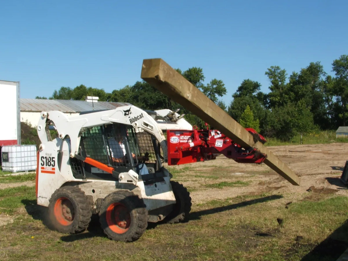 Ez Spot UR Attachment Double Pole Claw | Model EZ-0008 | Jaw Opening 14" | 20–30 GPM | 3–5 Tons | For Skid Steer, Compact Track Loaders, Wheel Loaders, Excavators, Mini Excavators, Telehandlers & Backhoes