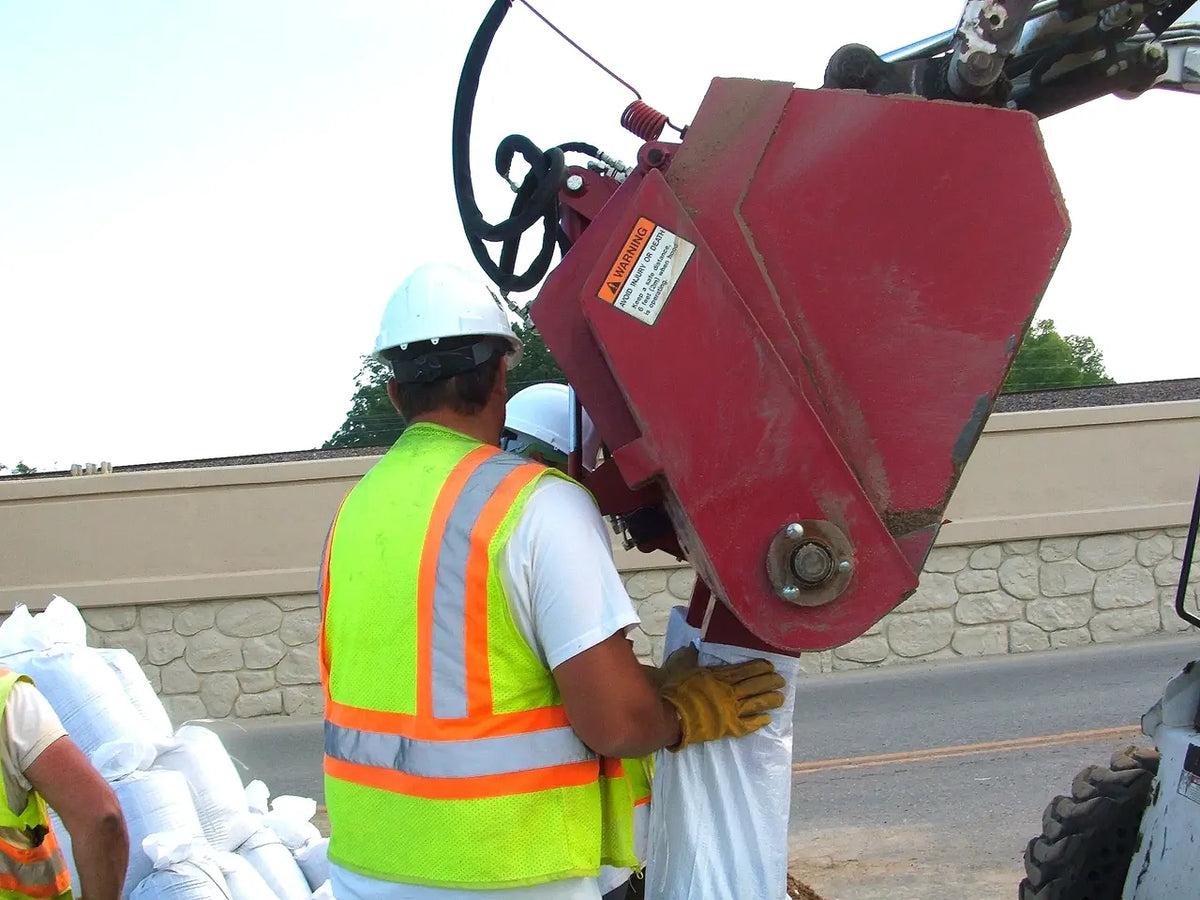 EZ Spot UR Attachment Speed Bagger | Model EZ-0013 | 20–30 GPM | 3–5 Ton | For Skid Steer, Compact Track Loaders, Wheel Loaders, Excavators, Mini Excavators, Telehandlers & Backhoes