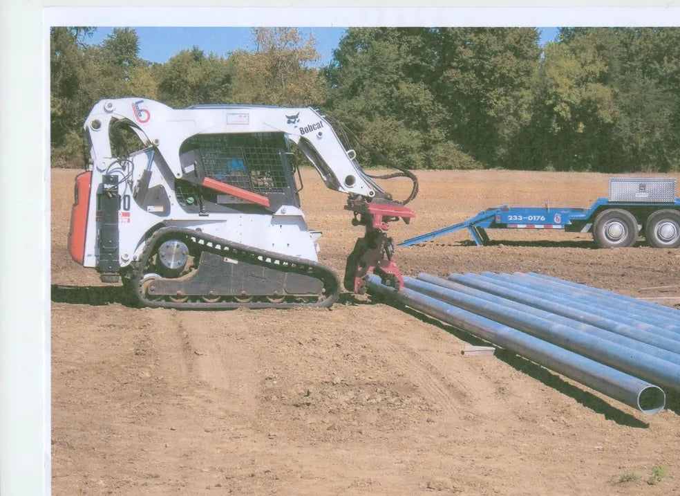 Ez Spot UR Attachment Double Pole Claw | Model EZ-0008 | Jaw Opening 14" | 20–30 GPM | 3–5 Tons | For Skid Steer, Compact Track Loaders, Wheel Loaders, Excavators, Mini Excavators, Telehandlers & Backhoes