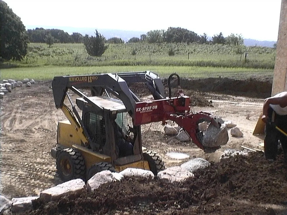 Ez Spot UR Attachment 3 Finger Rock & Tree Hand | Model EZ-0010 | 20–30 GPM | 3–5 Tons | For Skid Steer, Compact Track Loaders, Wheel Loaders, Excavators, Mini Excavators, Telehandlers & Backhoes