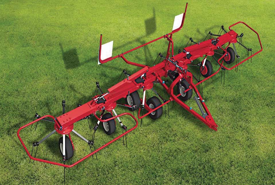 Durabilt Rotor Pull Type Tedder With U-Joints-Hydraulic Fold-Tilt & Tr ...