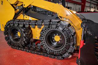 McLaren Industries Rubber OTT Over The Tire Tracks | Width Fits 10"–14" Tires | 8 To 25 GPM | For Skid Steer
