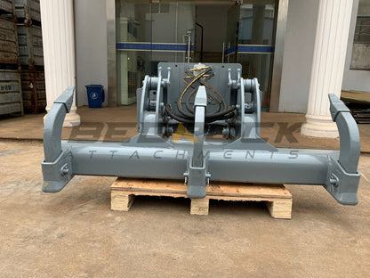 Bedrock Attachments Heavy-Duty MS Ripper | Model BR391 | Width: 77.5" | Weight: 1 Ton | For Bulldozer
