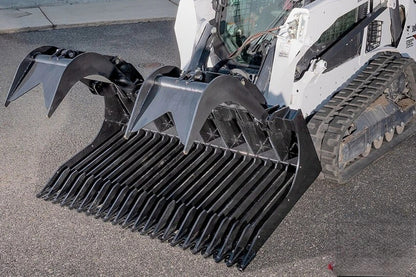 Ignite Attachments Rock Grapple | Width 82" | Overall Height 40.5" | Hydraulic Flow 12-20 GPM | For Skid Steers