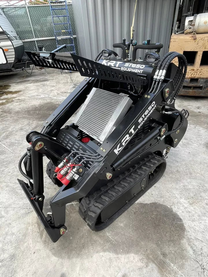 KRT Equipment Compact Track Loader | Model ST 650 | Capacity 500 lbs | 23 HP | For Mini Skid Steer