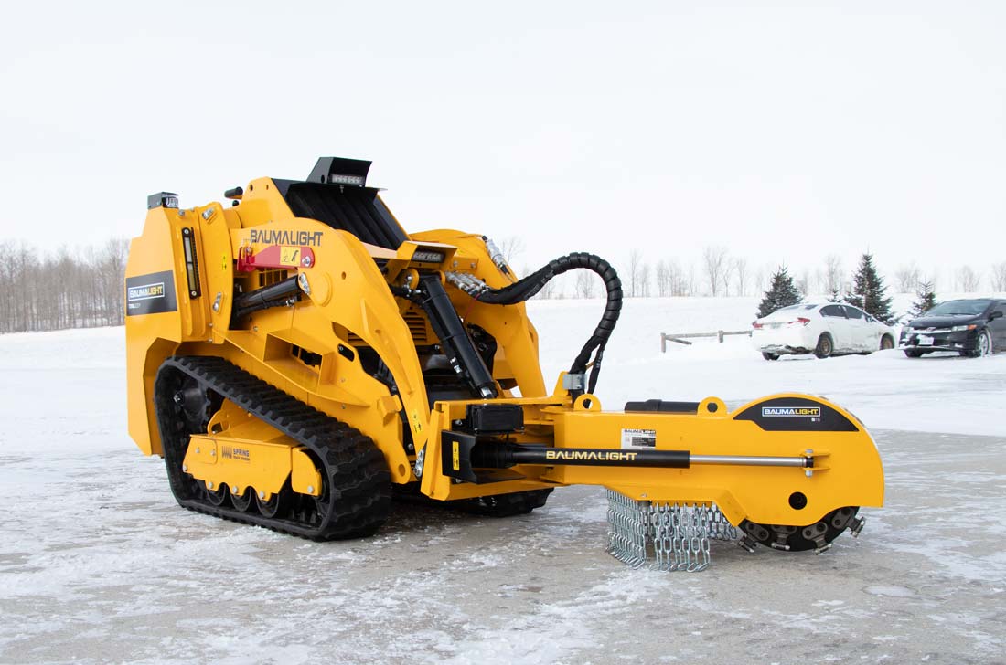 Baumalight Stump Grinder | Model S14, S16 & S18 | Rotor Size 18" To 24" | Hydraulic Flow Range 10 To 22 GPM | For Mini Skid Steer