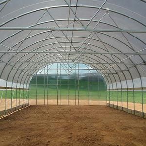 FarmTek GrowSpan Series 500 Tall Greenhouse System | High Sidewalls | Double-Layered Film, Multiple Sizes