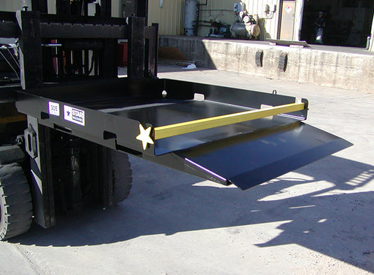 Star Industries Safety Loading Platform | Models 1385 & 1388 | Deck Width 48" To 50" | Capacity 1,000 To 3,500 lbs | For Forklifts