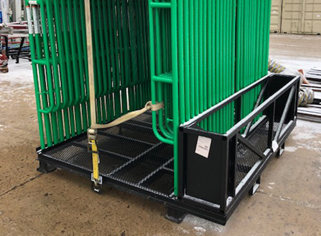 Star Industries Scaffold Pallet | Holds 25 Frames | Width 5.5′